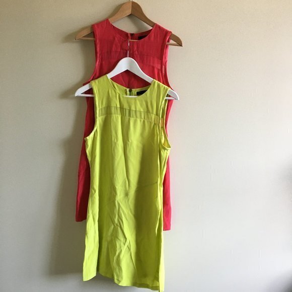 Bundle of 2 Anna Catherine Silk Dresses Chiffon - Picture 1 of 8